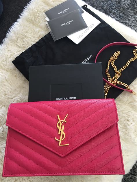 ysl fuchsia purse|Yves Saint Laurent Fuchsia .